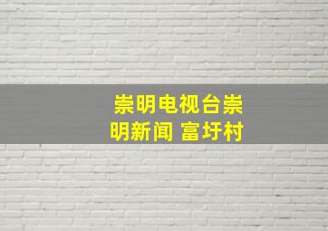 崇明电视台崇明新闻 富圩村